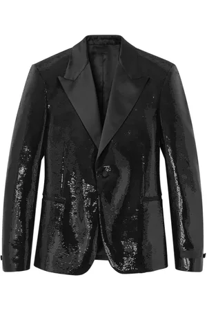 VERSACE Embellished single-breasted blazer