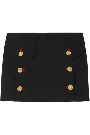 VERSACE Medusa Head-button mini skirt