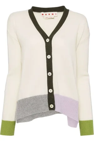 Marni Colour-block cashmere cardigan