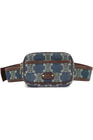 Céline 1990-2000s Macadam-pattern belt bag
