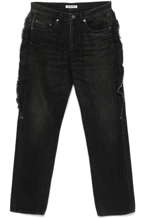 UNDERCOVER Frayed-detailed jeans