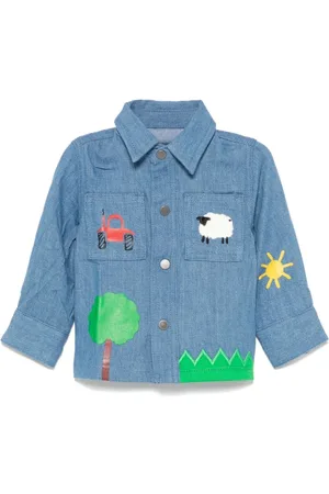 Stella McCartney Farmyard appliqué shirt