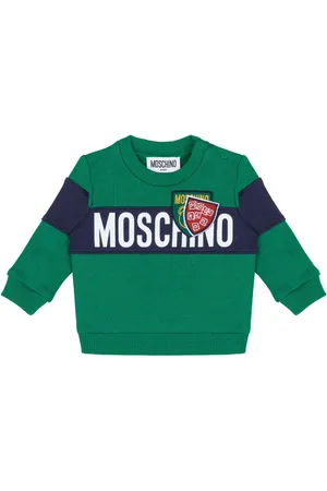 Moschino Logo-print cotton sweatshirt