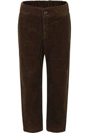 Golden Goose Logo-embroidered straight trousers