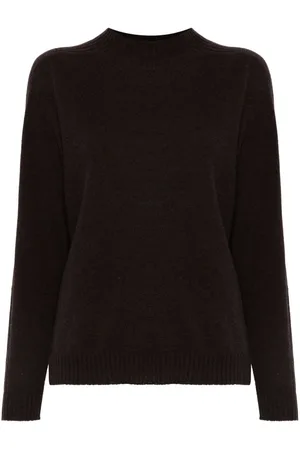 Twin-Set Mock-neck cashmere sweater