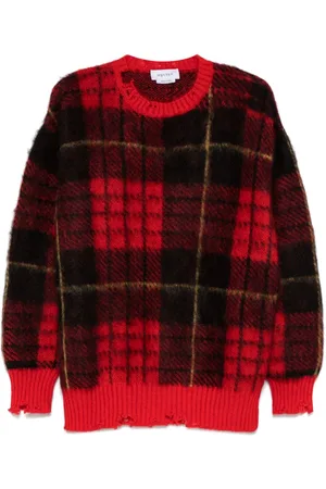 Alexander McQueen Tartan-check sweater