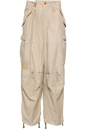 Kolor Stitch-detail cargo trousers