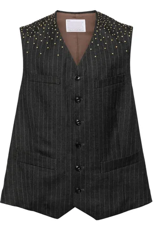 Kolor Stud-embellished waistcoat