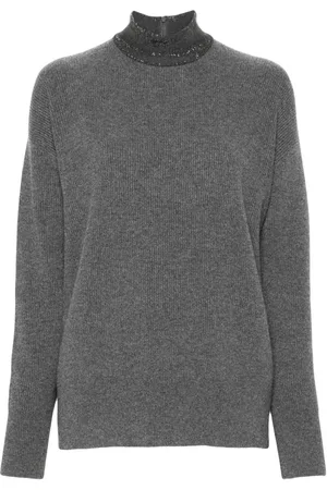 Brunello Cucinelli Bead-detailed sweater
