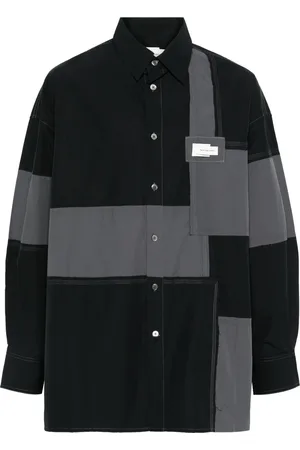Feng Chen Wang Patchwork shirt
