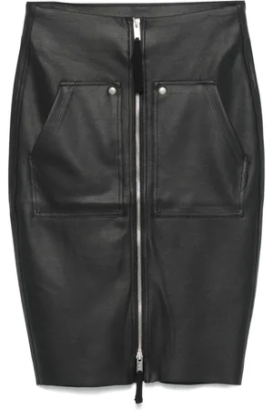 THOM KROM Zip-up midi skirt