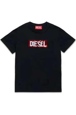 Diesel Sequin-embellished cotton T-shirt