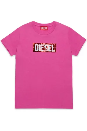 Diesel Sequin-embellished cotton T-shirt