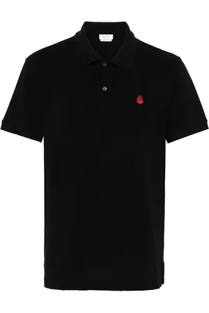 Alexander McQueen Inverted-skull polo shirt