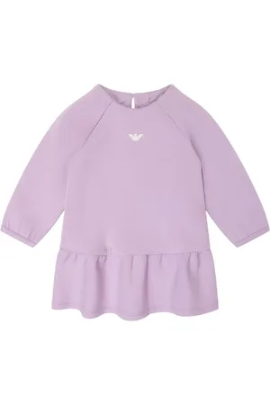 Emporio Armani Logo-print jersey dress