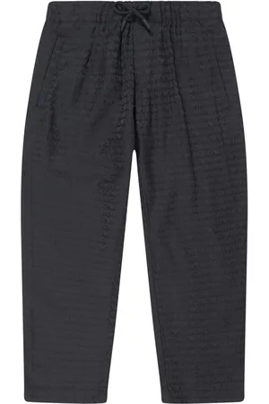 Emporio Armani Logo-print pattern trousers