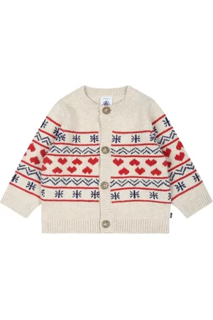 Petit Bateau Jacquard cardigan
