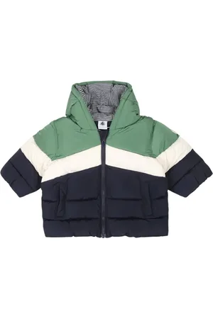 Petit Bateau Logo-patch padded jacket