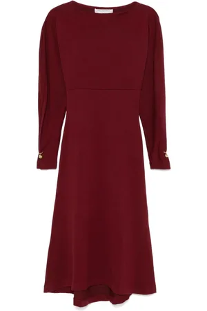 Serafini Fine-knit midi dress