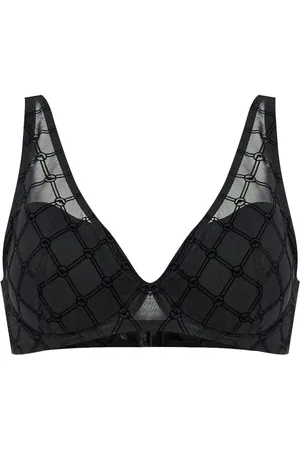 Emporio Armani Lace-panel bra