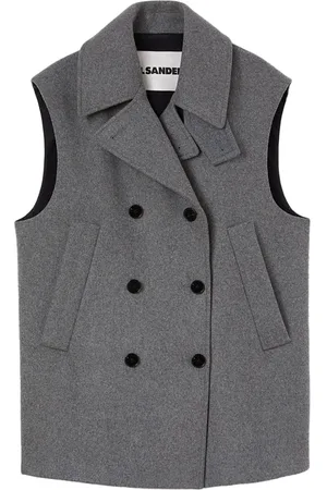 Jil Sander Double-breasted wool vest