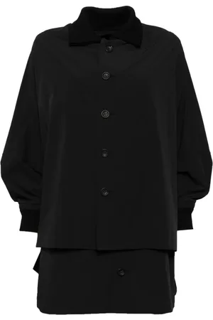 YOHJI YAMAMOTO Layered single breasted coat