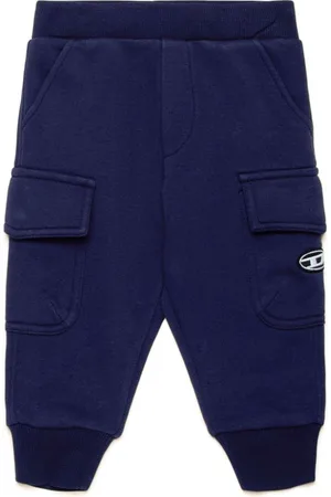 Diesel Oval-D fleece cargo trousers