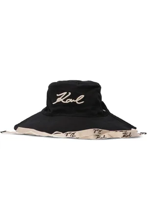 Karl Lagerfeld Logo-embroidered bucket hat