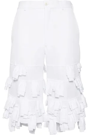 Comme des Garçons Ruffle layered tailored short