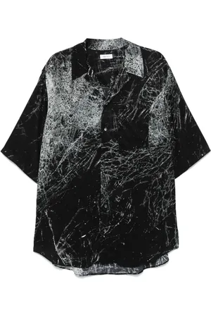 Alexander McQueen Smashed Screen-print shirt