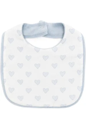 LA STUPENDERIA Heart-print bib