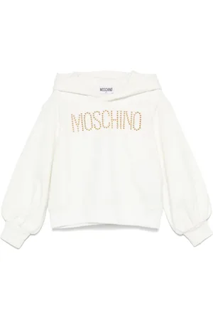 Moschino Logo-appliqué hoodie