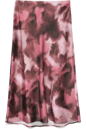 Liu Jo Abstract pattern midi skirt