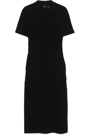 THEORY Military midi dress