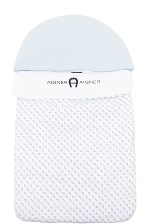 Aigner Logo-print Pima cotton baby nest