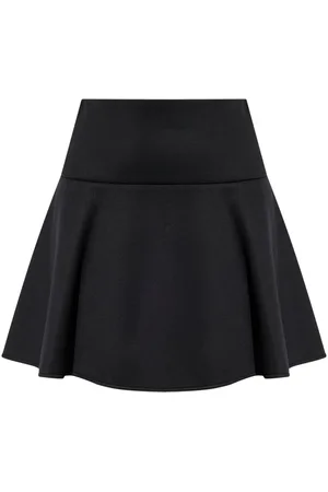 Moncler Logo flared skirt