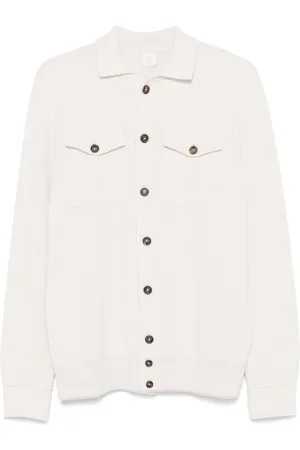 ELEVENTY Knitted cashmere shirt