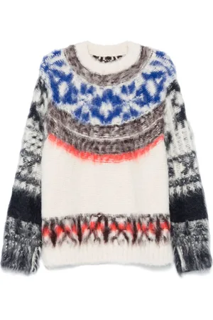 SACAI Brushed-effect sweater