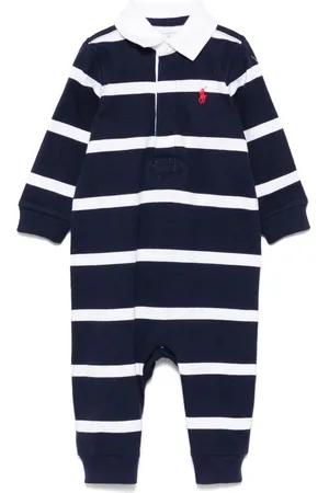 Ralph Lauren Polo Pony-embroidered romper