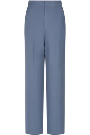 Studio Tomboy Pintuck-detail wide-leg trousers