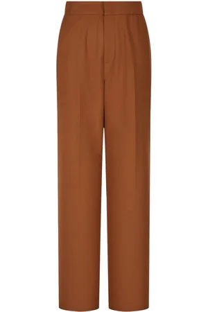 Studio Tomboy Pintuck-detail wide-leg trousers