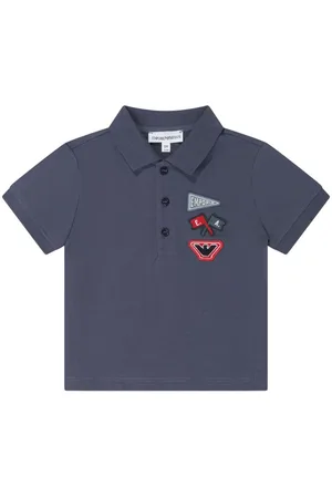 Emporio Armani Logo-appliqué polo shirt