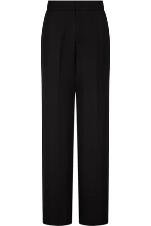 Studio Tomboy Pintuck-detail wide-leg trousers