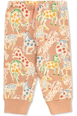 Stella McCartney Horse-print track pants