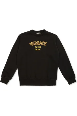 VERSACE Logo-print sweatshirt