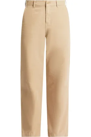 Lacoste Straight-leg canvas trousers