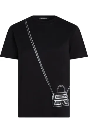 Karl Lagerfeld Ikon K organic-cotton T-shirt