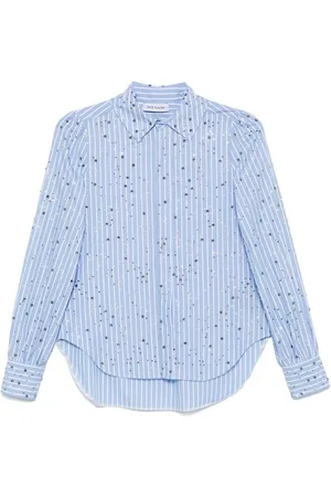 DICE KAYEK Embellished stripe shirt