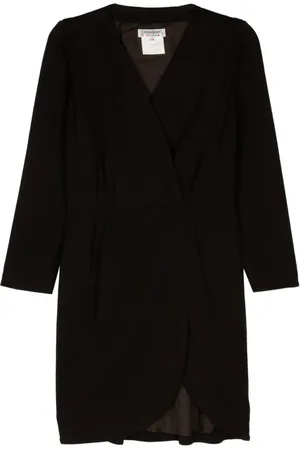 Saint Laurent 1990s wool dress
