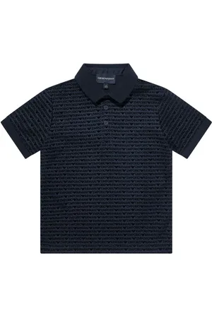 Emporio Armani Flocked-logo polo shirt